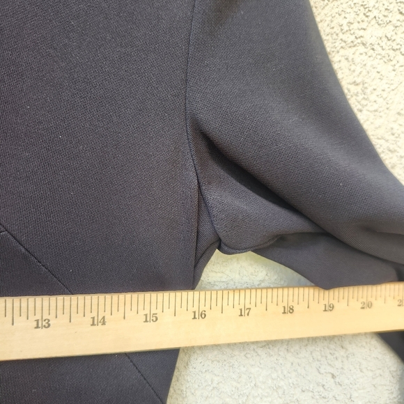 Boston Proper Dress Women's Small Black Rayon Classic Modest Minimalist Career - Picture 8 of 9